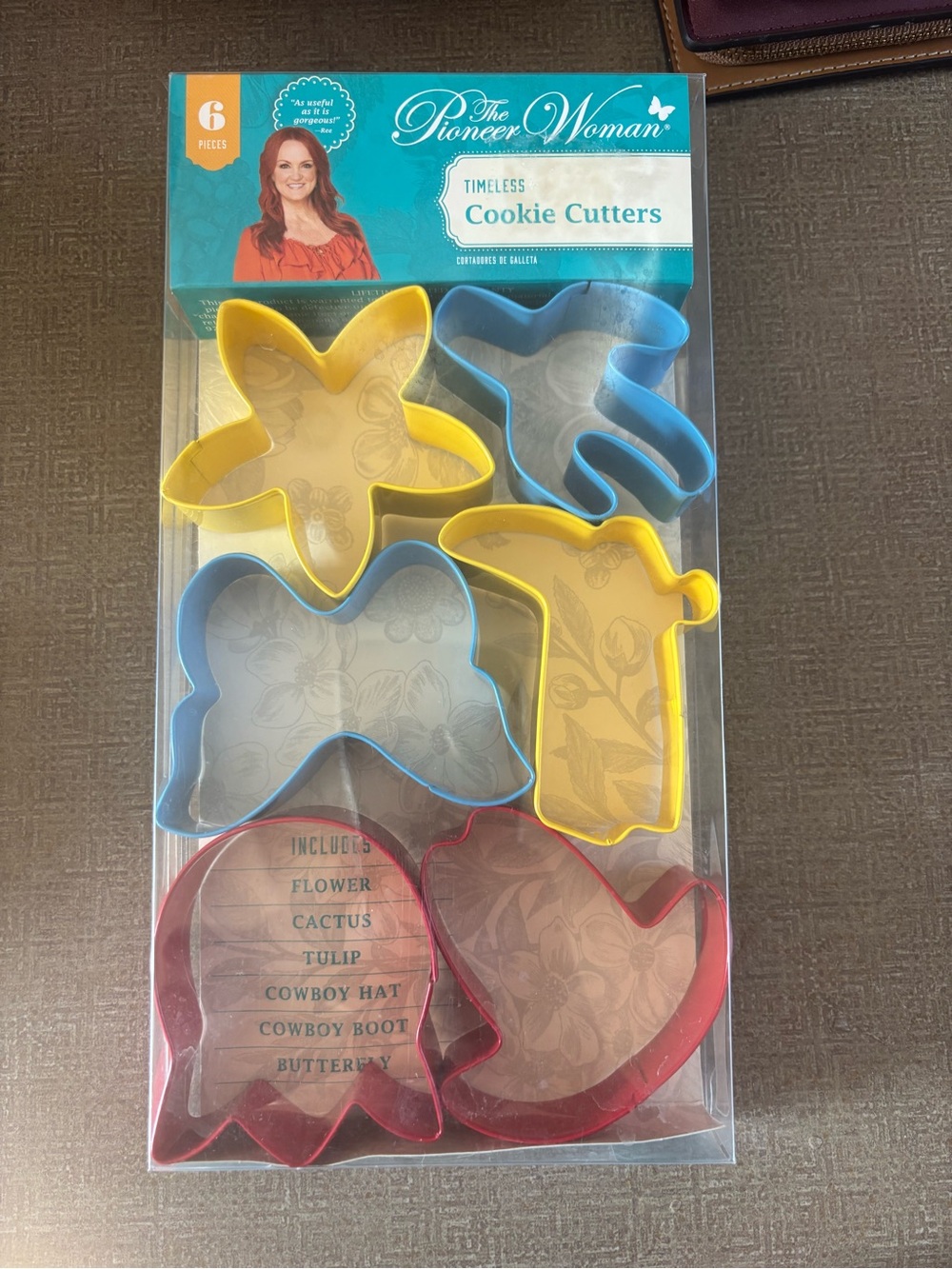 The Pioneer Woman Timeless Cookie Cutters - Yellow, Blue, Red